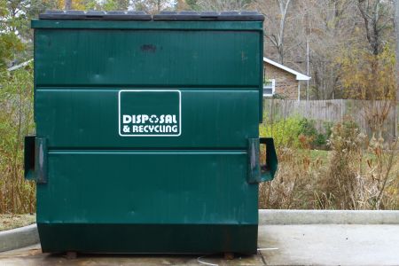 C dumpster pad